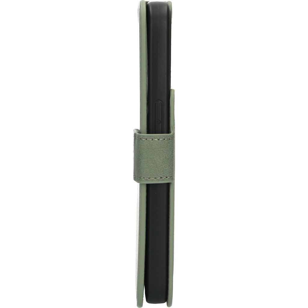 Mobiparts Mobiparts Classic Wallet Case voor iPhone 15 Pro - Stone Green