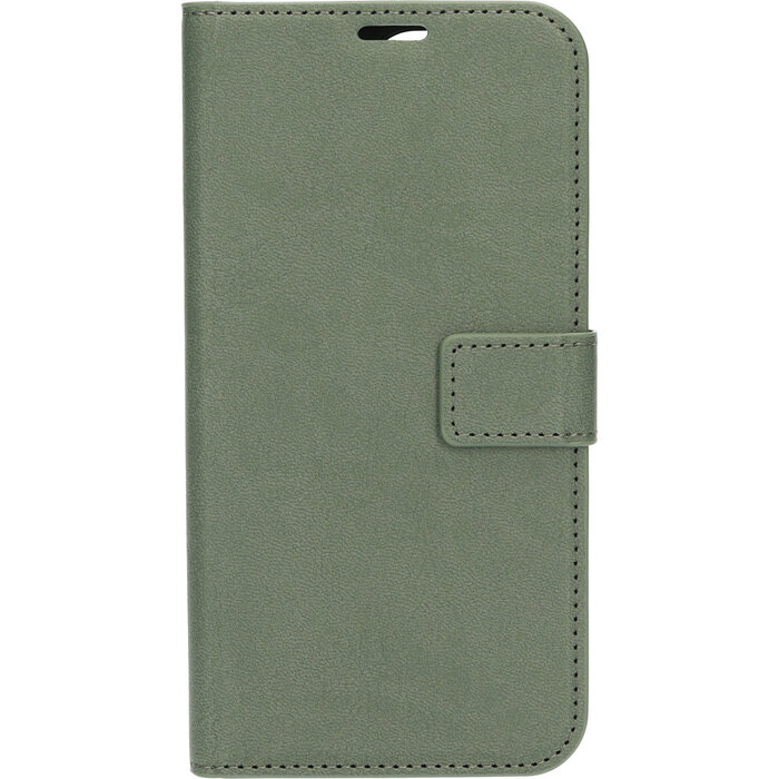 Mobiparts Mobiparts Classic Wallet Case voor iPhone 15 Pro Max - Stone Green