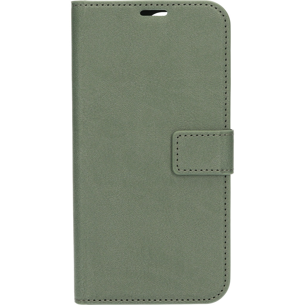 Mobiparts Mobiparts Classic Wallet Case voor iPhone 15 Pro Max - Stone Green