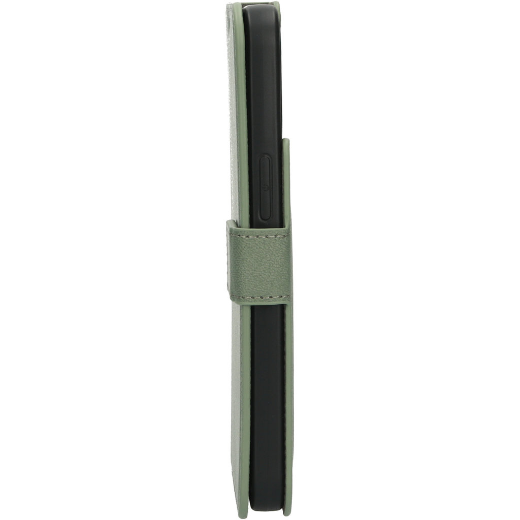 Mobiparts Mobiparts Classic Wallet Case voor iPhone 15 Pro Max - Stone Green