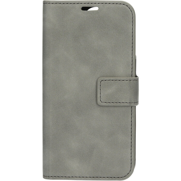 Mobiparts Mobiparts Classic Wallet Case Apple iPhone 15 Pro Granite Grey