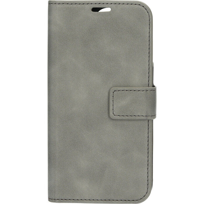 Mobiparts Mobiparts Classic Wallet Case Apple iPhone 15 Pro Granite Grey