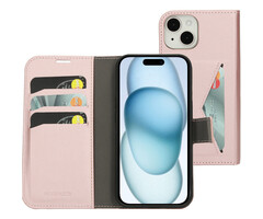 Mobiparts Mobiparts Classic Wallet Case voor iPhone 15 / 14 / 13 - Roze