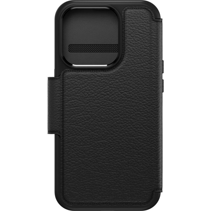 Otterbox OtterBox Strada Series Lederen Wallet Case voor Apple iPhone 15 Pro - Shadow Black