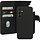 Mobiparts 2-in-1 Lederen Wallet Case voor Samsung Galaxy S23 FE - Zwart