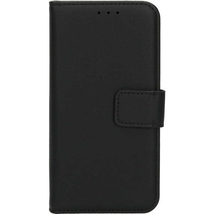 Mobiparts Mobiparts 2-in-1 Lederen Wallet Case voor Samsung Galaxy S24 - Zwart