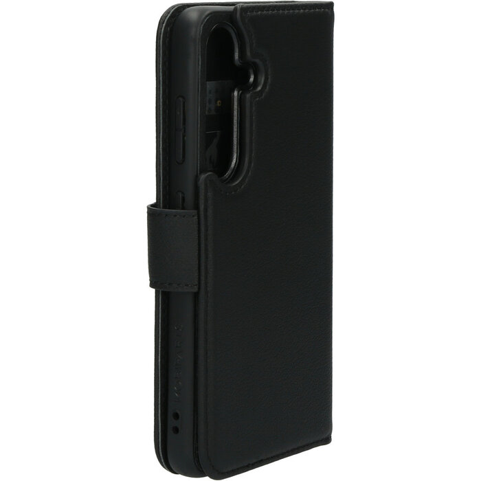 Mobiparts Mobiparts 2-in-1 Lederen Wallet Case voor Samsung Galaxy S24 - Zwart