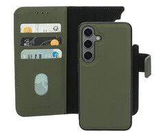 Mobiparts Mobiparts 2-in-1 Leren Wallet Case Samsung Galaxy S24 - Groen