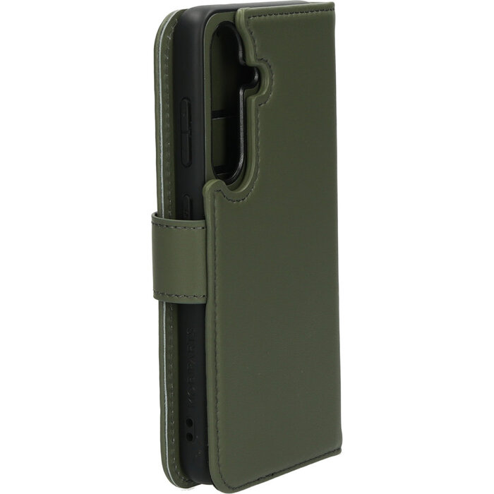 Mobiparts Mobiparts 2-in-1 Leren Wallet Case Samsung Galaxy S24 - Groen