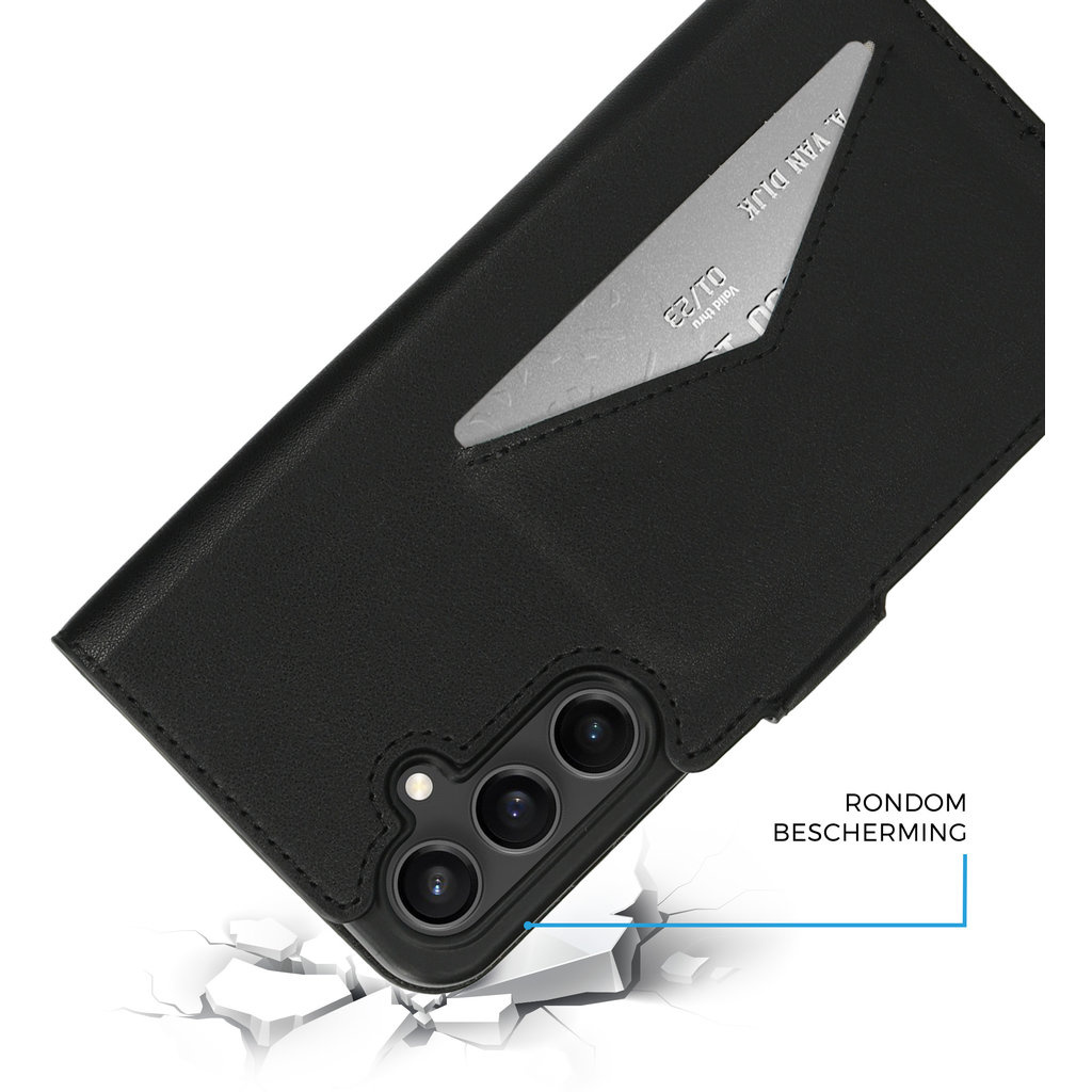 Mobiparts Mobiparts Classic Wallet Case voor Samsung Galaxy S23 FE - Zwart