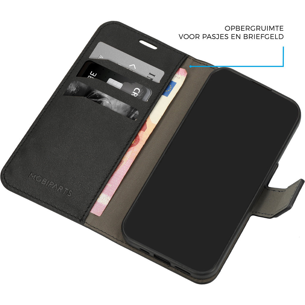 Mobiparts Mobiparts Classic Wallet Case voor Samsung Galaxy S23 FE - Zwart