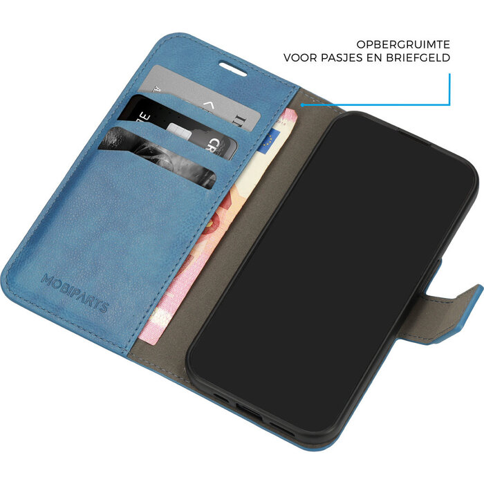 Mobiparts Mobiparts Classic Wallet Case Samsung Galaxy S23 FE Steel Blue