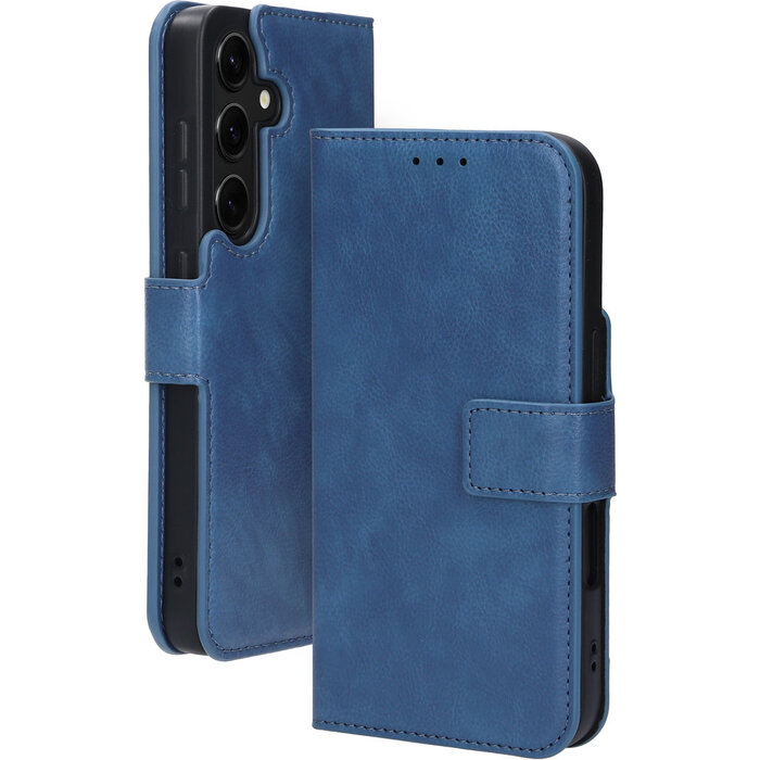 Mobiparts Mobiparts Classic Wallet Case voor Samsung Galaxy S24 - Steel Blue