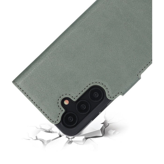 Mobiparts Mobiparts Classic Wallet Case Samsung Galaxy S24 Stone Green