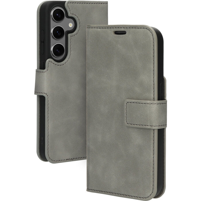 Mobiparts Mobiparts Classic Wallet Case voor Samsung Galaxy S24 - Granite Grey