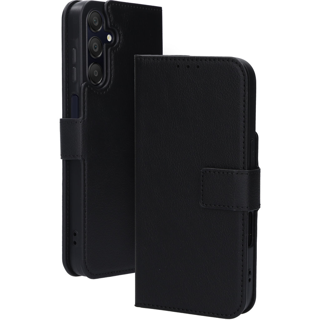 Mobiparts Mobiparts Classic Wallet Case voor Samsung Galaxy A15 (4G/5G) - Zwart