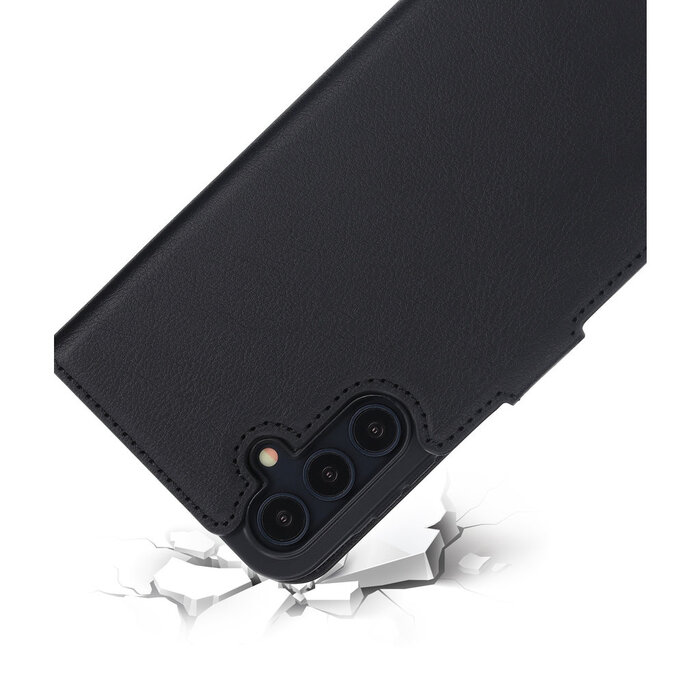 Mobiparts Mobiparts Classic Wallet Case voor Samsung Galaxy A15 (4G/5G) - Zwart