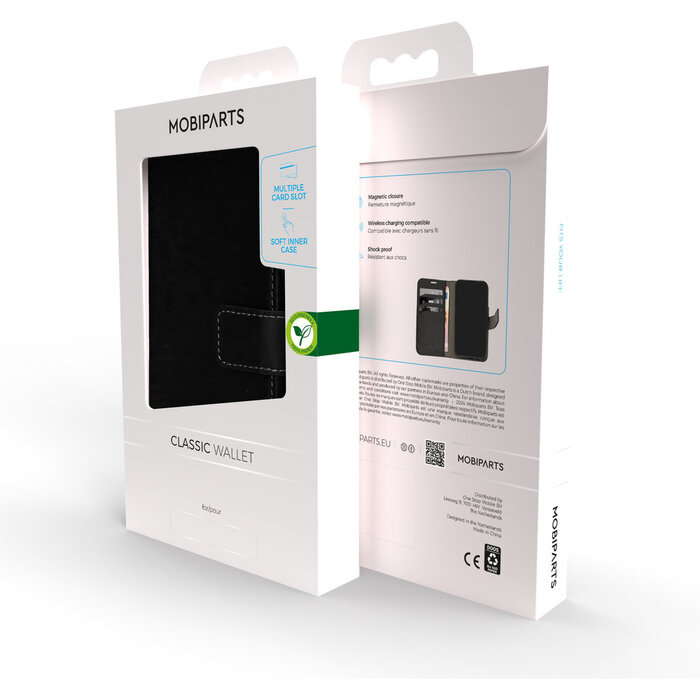Mobiparts Mobiparts Classic Wallet Case voor Samsung Galaxy A15 (4G/5G) - Zwart