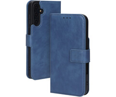 Mobiparts Mobiparts Classic Wallet Case voor Samsung Galaxy A15 - Steel Blue