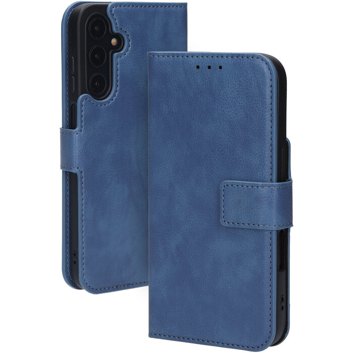 Mobiparts Mobiparts Classic Wallet Case voor Samsung Galaxy A25 - Staalblauw
