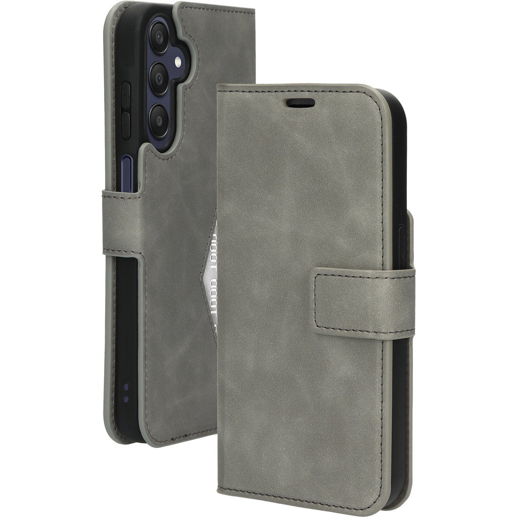 Mobiparts Mobiparts Classic Wallet Case voor Samsung Galaxy A25 - Granite Grey