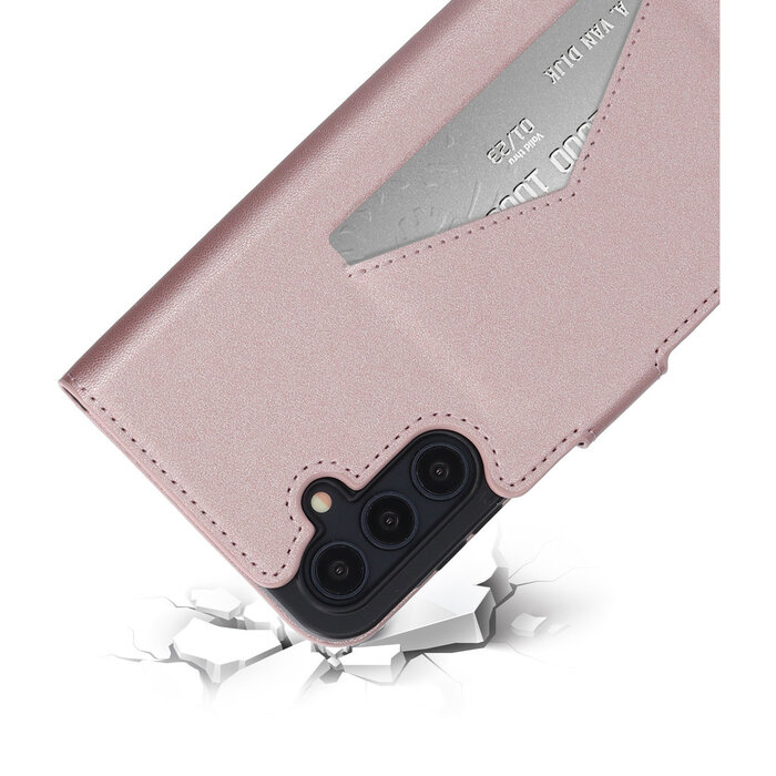 Mobiparts Mobiparts Classic Wallet Case voor Samsung Galaxy A15 - Roze