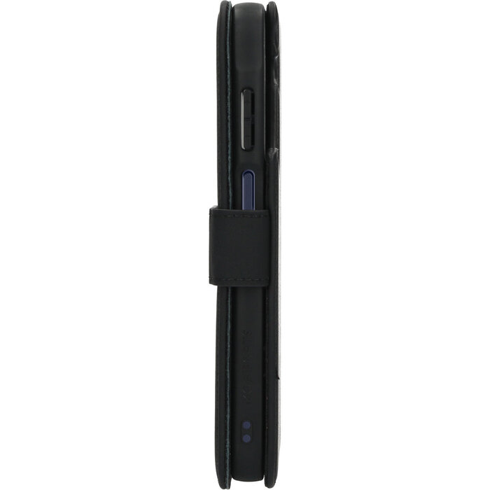 Mobiparts Mobiparts 2-in-1 Lederen Wallet Case Samsung Galaxy A25 - Zwart