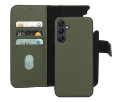 Mobiparts Mobiparts 2-in-1 Leren Wallet Case voor Samsung Galaxy A25 - Groen