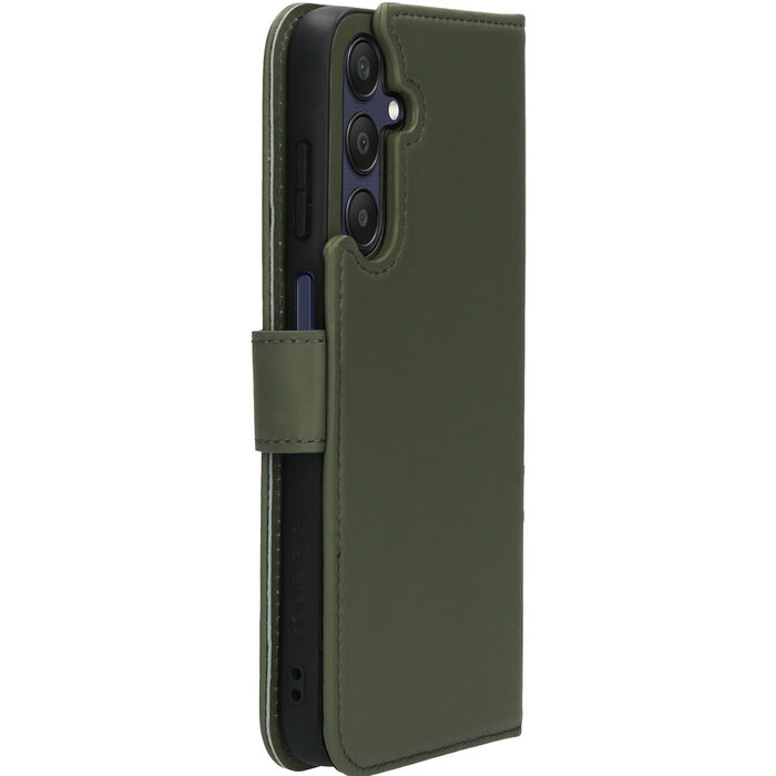 Mobiparts Mobiparts 2-in-1 Leren Wallet Case voor Samsung Galaxy A25 - Groen