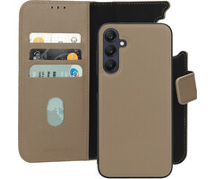 Mobiparts Mobiparts 2-in-1 Lederen Wallet Case voor Samsung Galaxy A25 - Taupe