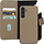 Mobiparts 2-in-1 Lederen Wallet Case voor Samsung Galaxy A25 - Taupe