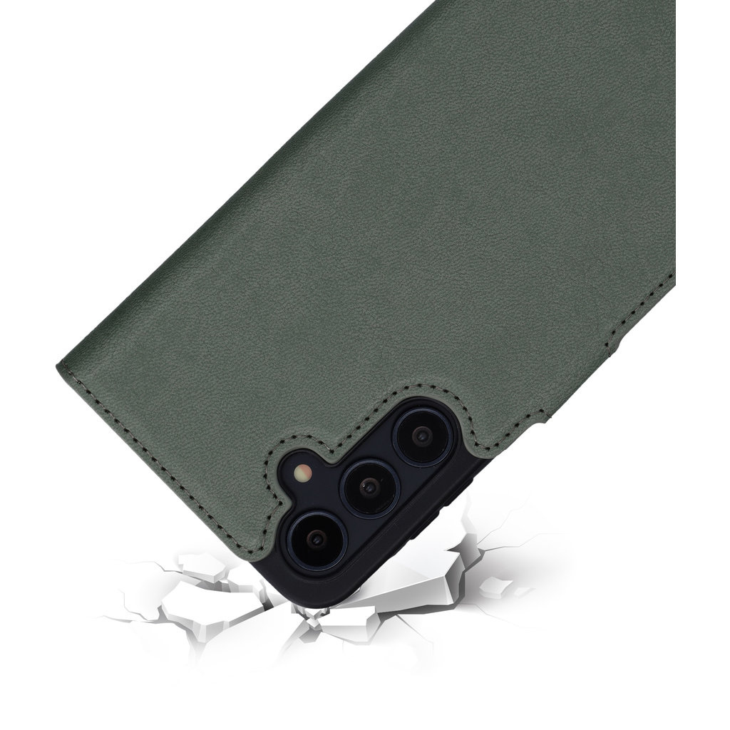 Mobiparts Mobiparts Classic Wallet Case voor Samsung Galaxy A55 5G - Stone Green