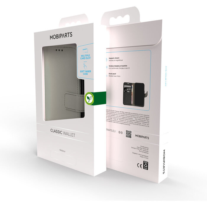 Mobiparts Mobiparts Classic Wallet Case Samsung Galaxy A55 5G (2024) Granite Grey