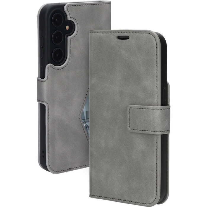 Mobiparts Mobiparts Classic Wallet Case Samsung Galaxy A35 5G (2024) Granite Grey
