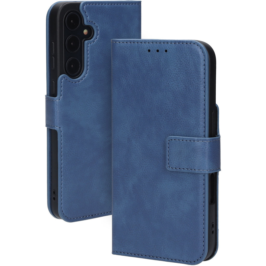 Mobiparts Mobiparts Classic Wallet Case voor Samsung Galaxy A35 5G - Steel Blue