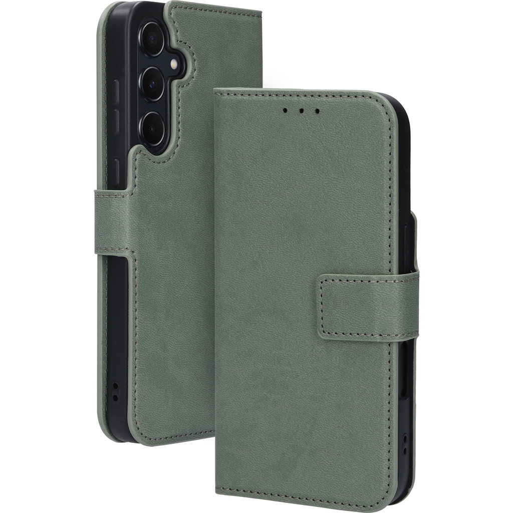 Mobiparts Mobiparts Classic Wallet Case voor Samsung Galaxy A35 5G - Stone Green