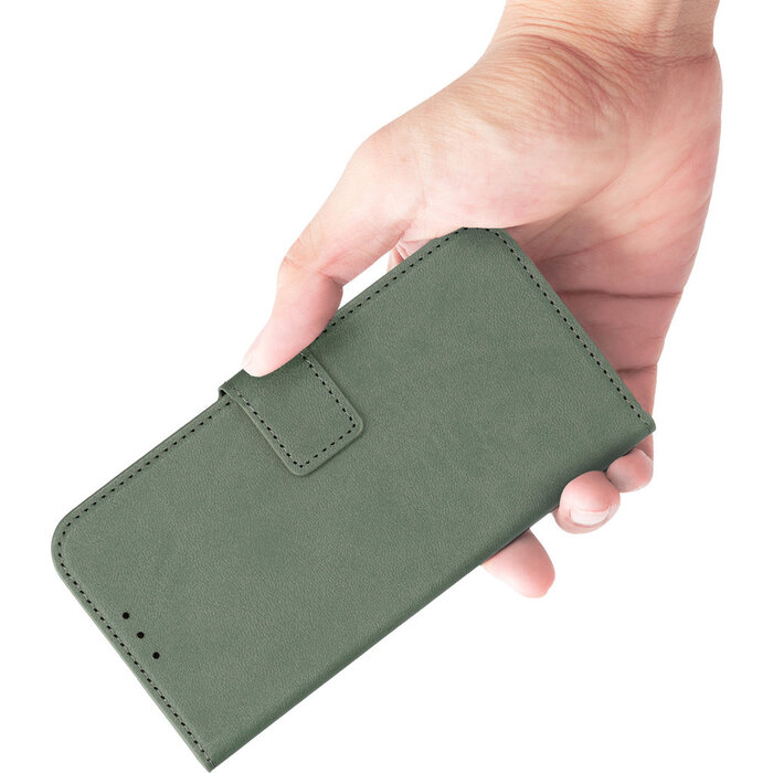 Mobiparts Mobiparts Classic Wallet Case Samsung Galaxy A35 5G (2024) Stone Green