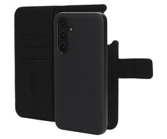 Mobiparts Mobiparts 2-in-1 Lederen Wallet Case Samsung Galaxy A35 - Zwart