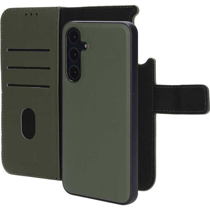 Mobiparts Mobiparts 2-in-1 Leren Wallet Case voor Samsung Galaxy A35 - Groen