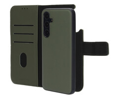 Mobiparts Mobiparts 2-in-1 Lederen Wallet Case Samsung Galaxy A55 - Groen