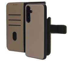 Mobiparts Mobiparts 2-in-1 Lederen Wallet Case voor Samsung Galaxy A55 - Taupe