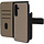 Mobiparts 2-in-1 Lederen Wallet Case voor Samsung Galaxy A55 - Taupe