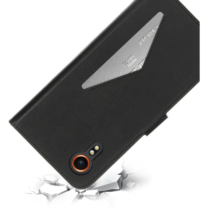 Mobiparts Mobiparts Classic Wallet Case voor Samsung Galaxy Xcover 7 - Zwart