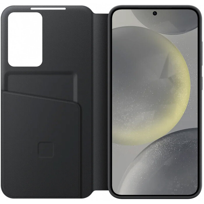 Samsung Samsung Galaxy S24 Plus Smart View Wallet Case - Zwart - Origineel