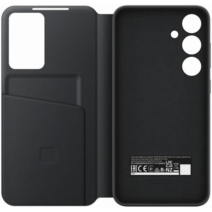 Samsung Samsung Galaxy S24 Plus Smart View Wallet Case - Zwart - Origineel