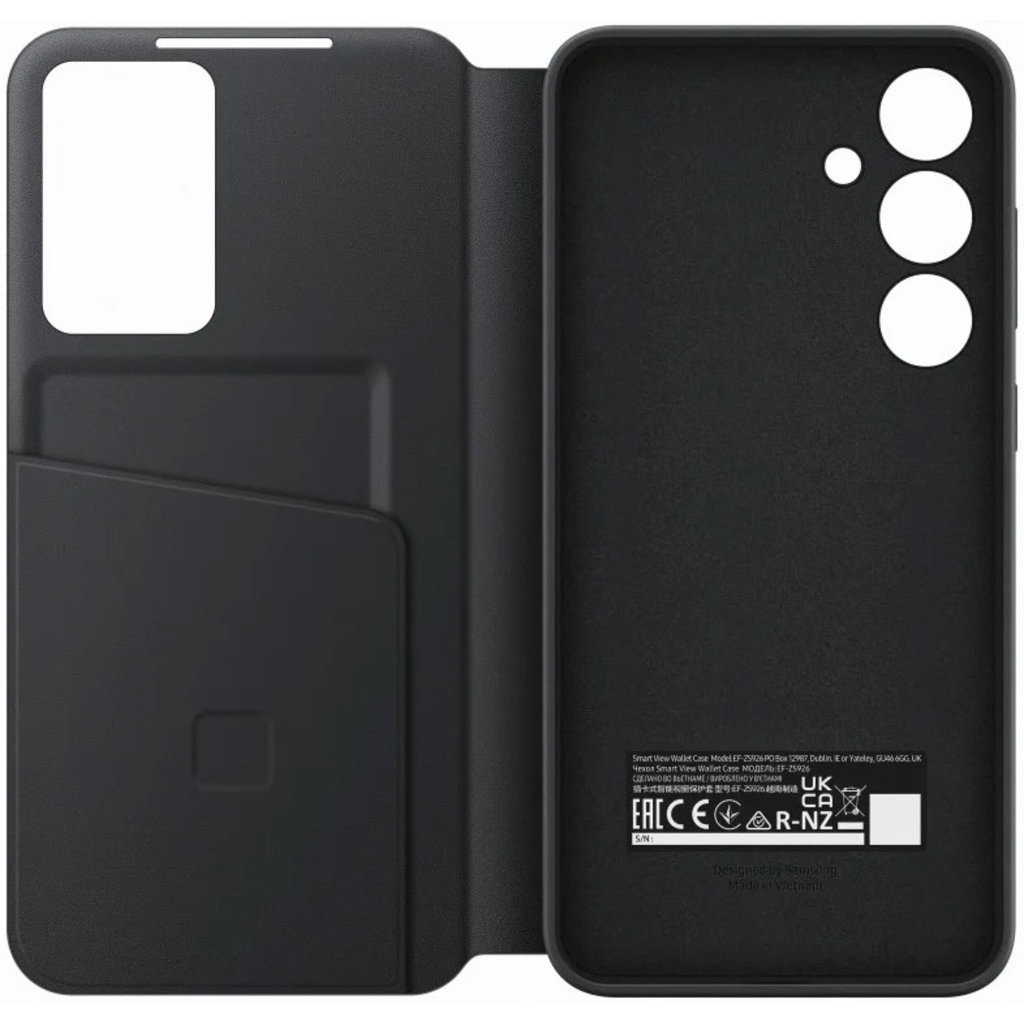 Samsung Originele Samsung Galaxy S24 Plus Smart View Wallet Case - Zwart
