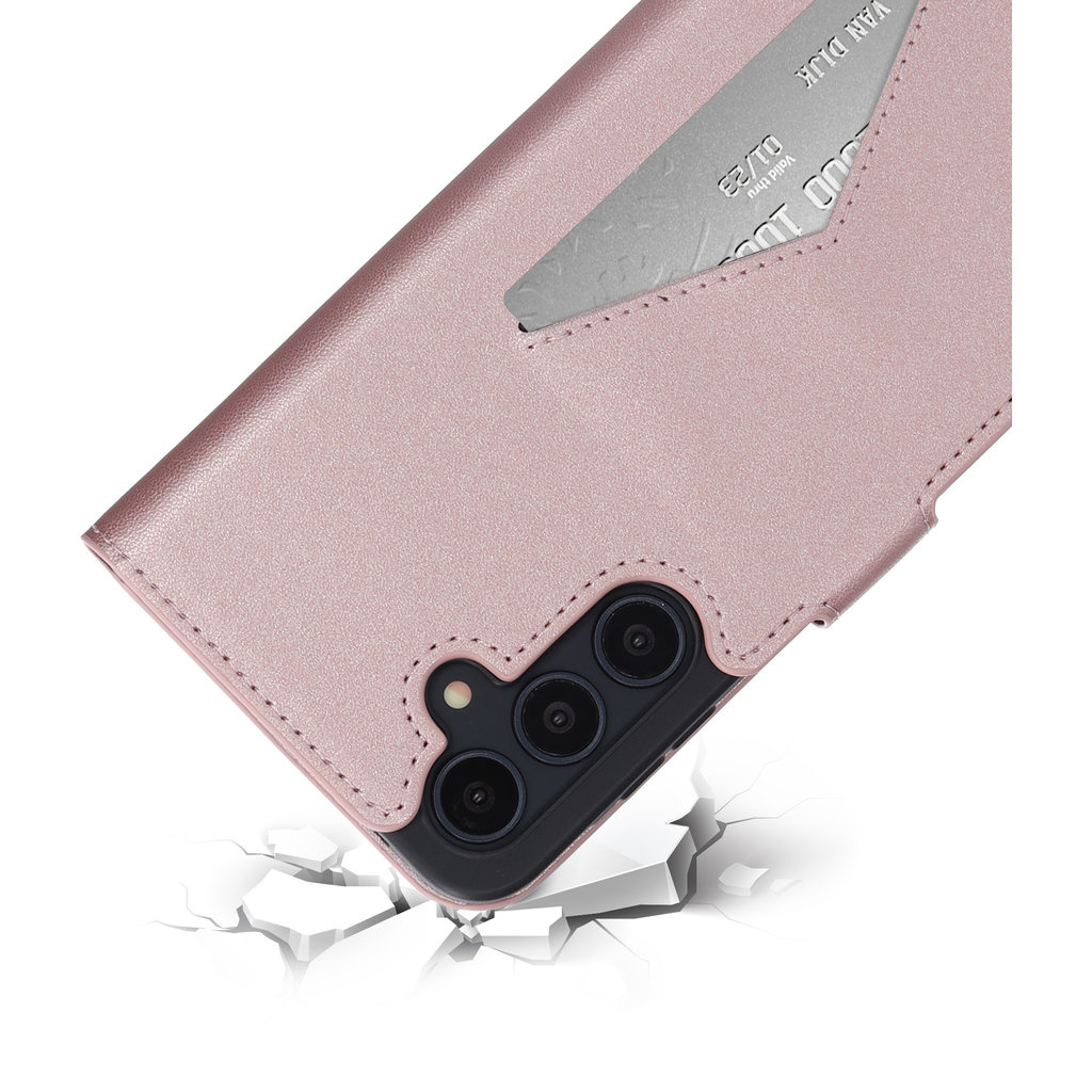 Mobiparts Mobiparts Classic Wallet Case voor Samsung Galaxy A35 - Roze