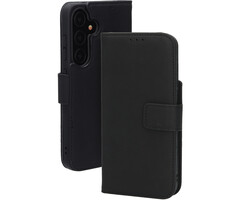 Mobiparts Mobiparts Leather Wallet Case Samsung Galaxy S24 Black (MagSafe Compatible)