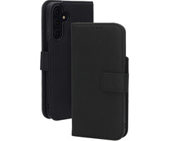 Mobiparts Mobiparts Leather Wallet Case voor Samsung Galaxy A15 - Zwart