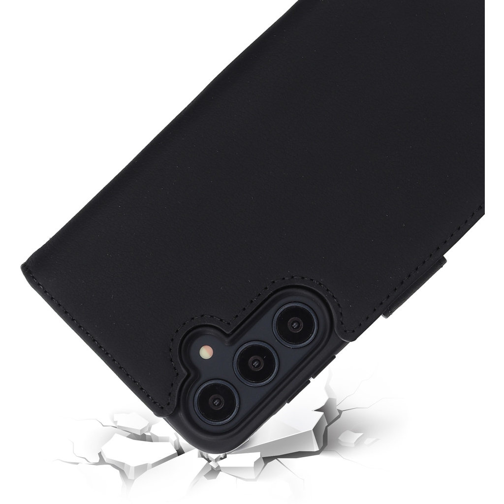 Mobiparts Mobiparts Leather Wallet Case voor Samsung Galaxy A55 - Zwart